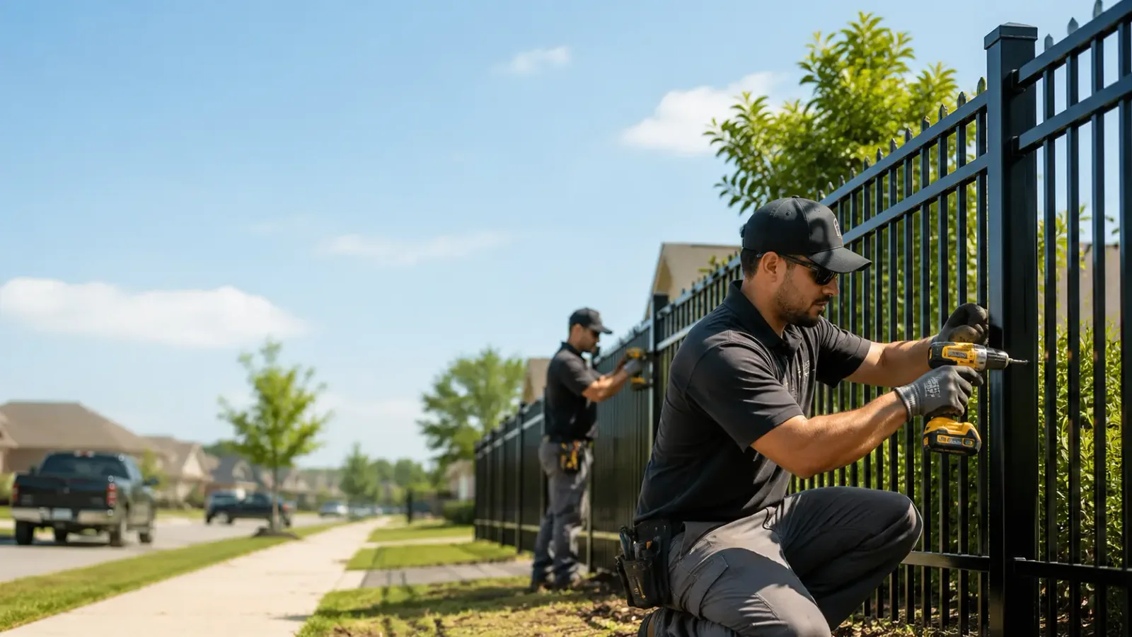 Metal Fence Installation in Valencia, PA